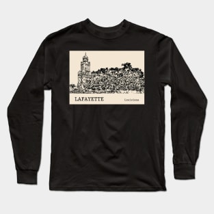 Lafayette Louisisna Long Sleeve T-Shirt